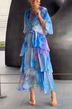 Cassia | Elegante vestido de gasa