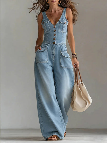 Sophie™ | Mono holgado de denim