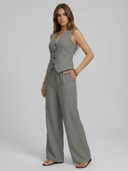 Sofía | Conjunto de chaleco y pantalones