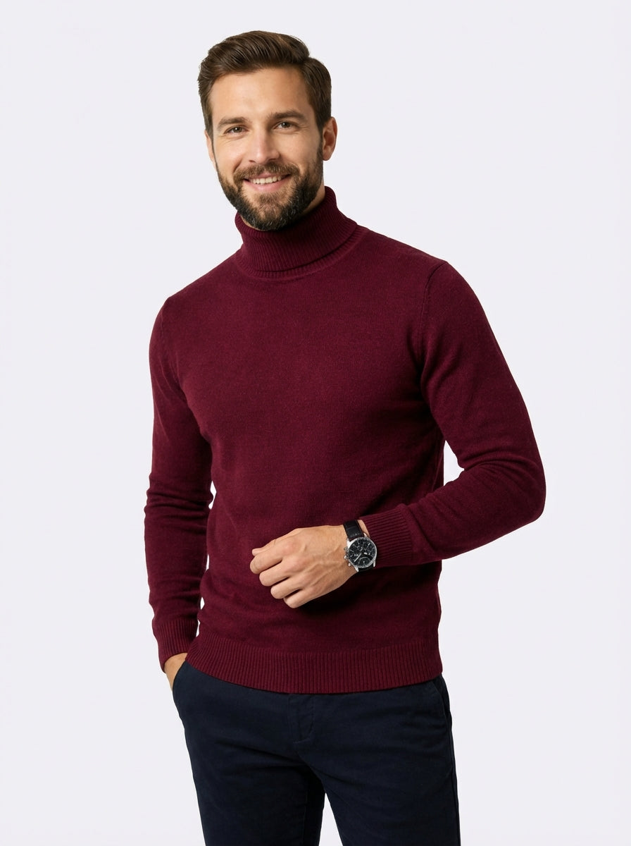 Monte Carlo | Jersey de cuello alto cashmere