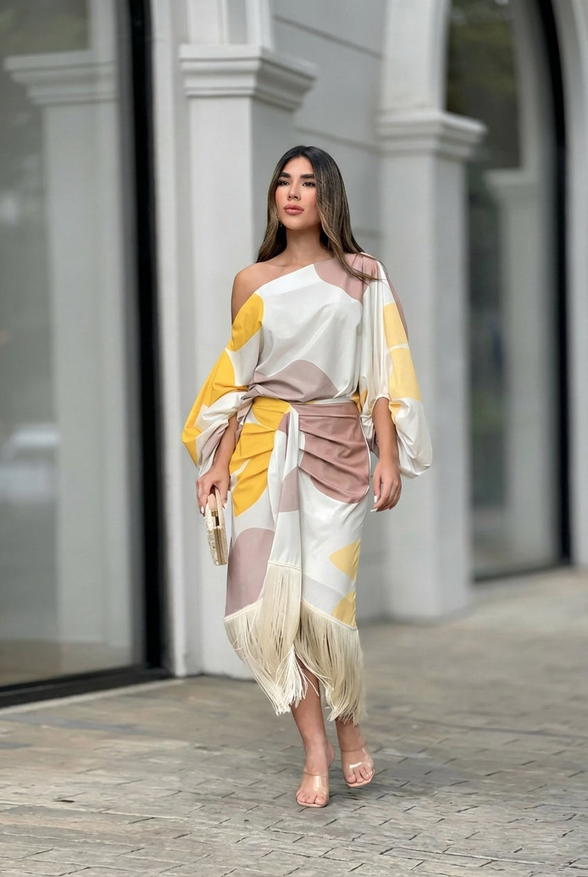 Lorena | Conjunto dos piezas con flecos