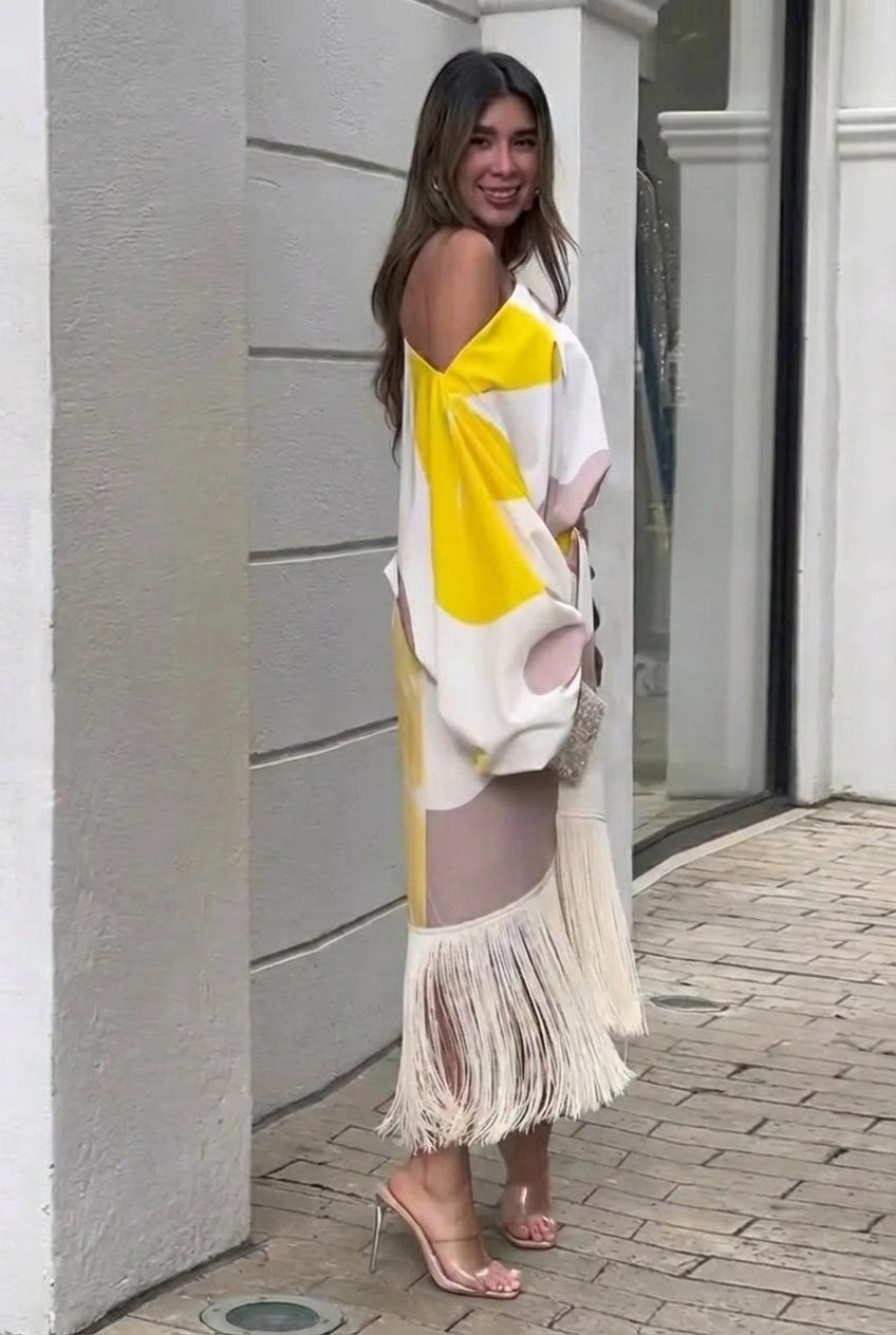 Lorena | Conjunto dos piezas con flecos