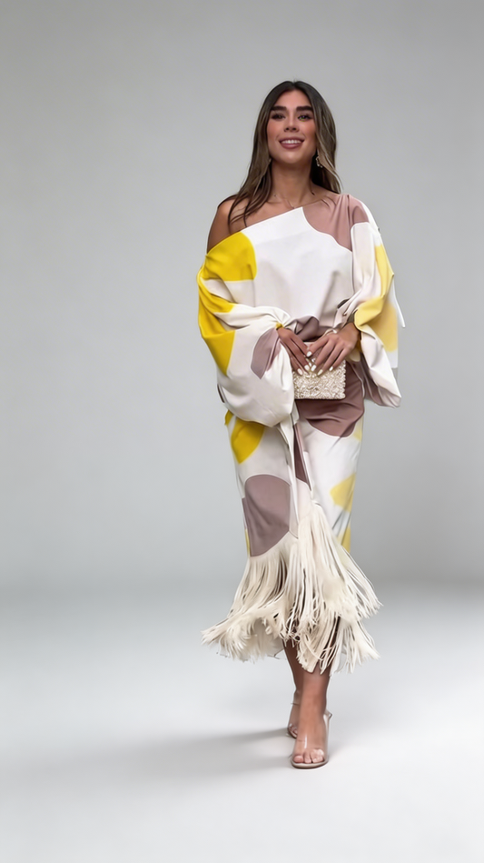 Lorena | Conjunto dos piezas con flecos