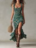 Mika | Vestido largo boho retro