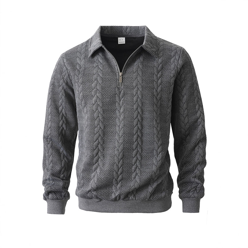 Laurent | Suéter Térmico de Invierno con Textura Acolchada