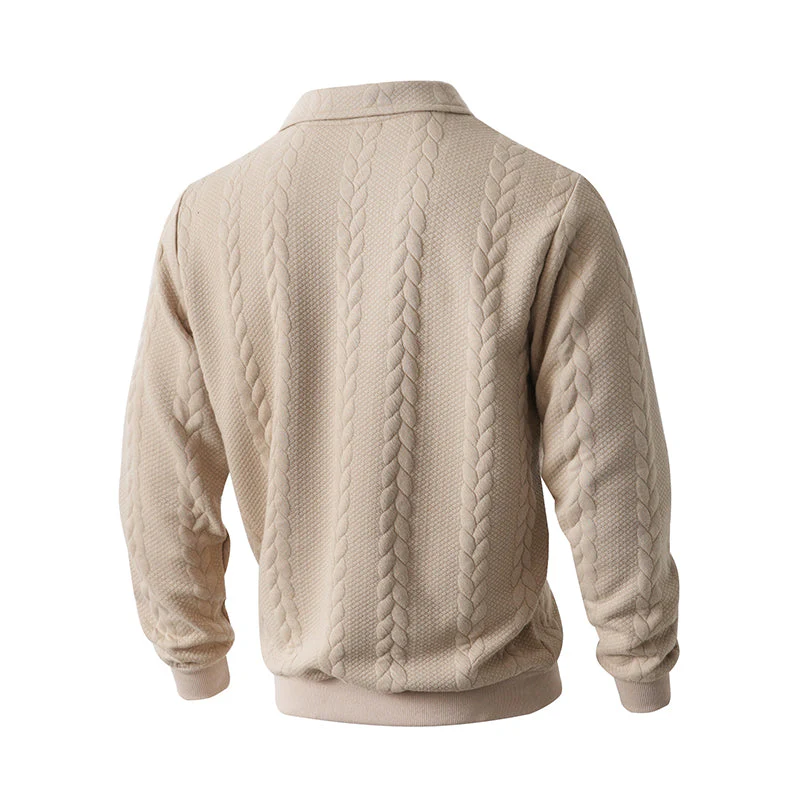 Laurent | Suéter Térmico de Invierno con Textura Acolchada