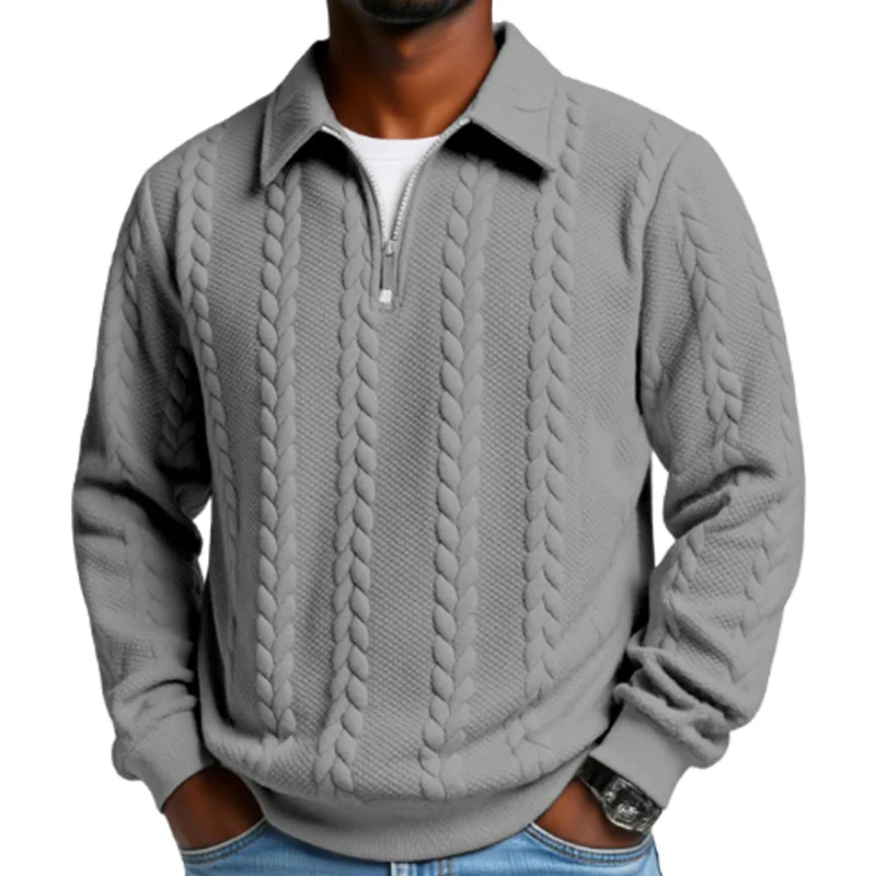 Laurent | Suéter Térmico de Invierno con Textura Acolchada