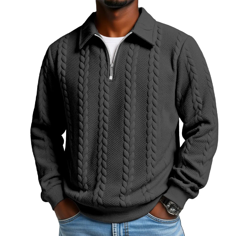 Laurent | Suéter Térmico de Invierno con Textura Acolchada