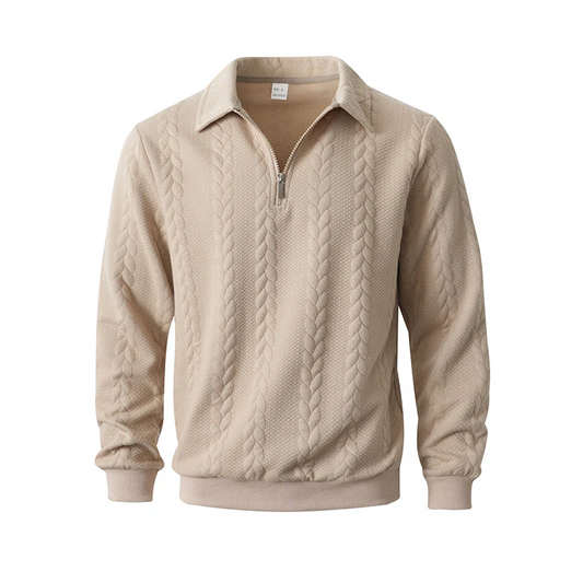 Laurent | Suéter Térmico de Invierno con Textura Acolchada