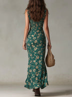 Mika | Vestido largo boho retro