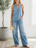 Ivy™ | Conjunto de dos piezas de denim vintage