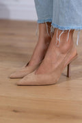 Malena | Zapatos de tacón bajo en color nude