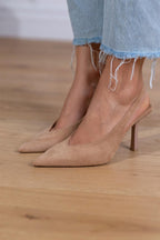 Malena | Zapatos de tacón bajo en color nude