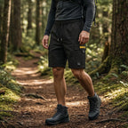 Damián | Pantalones cortos cargo informales para hombre con cordón ajustable