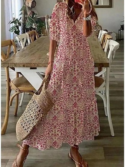 Luna | Vestido midi de estilo bohemio sin esfuerzo