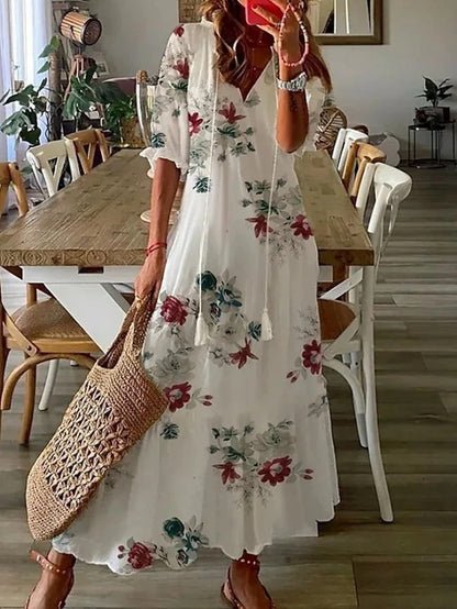 Luna | Vestido midi de estilo bohemio sin esfuerzo